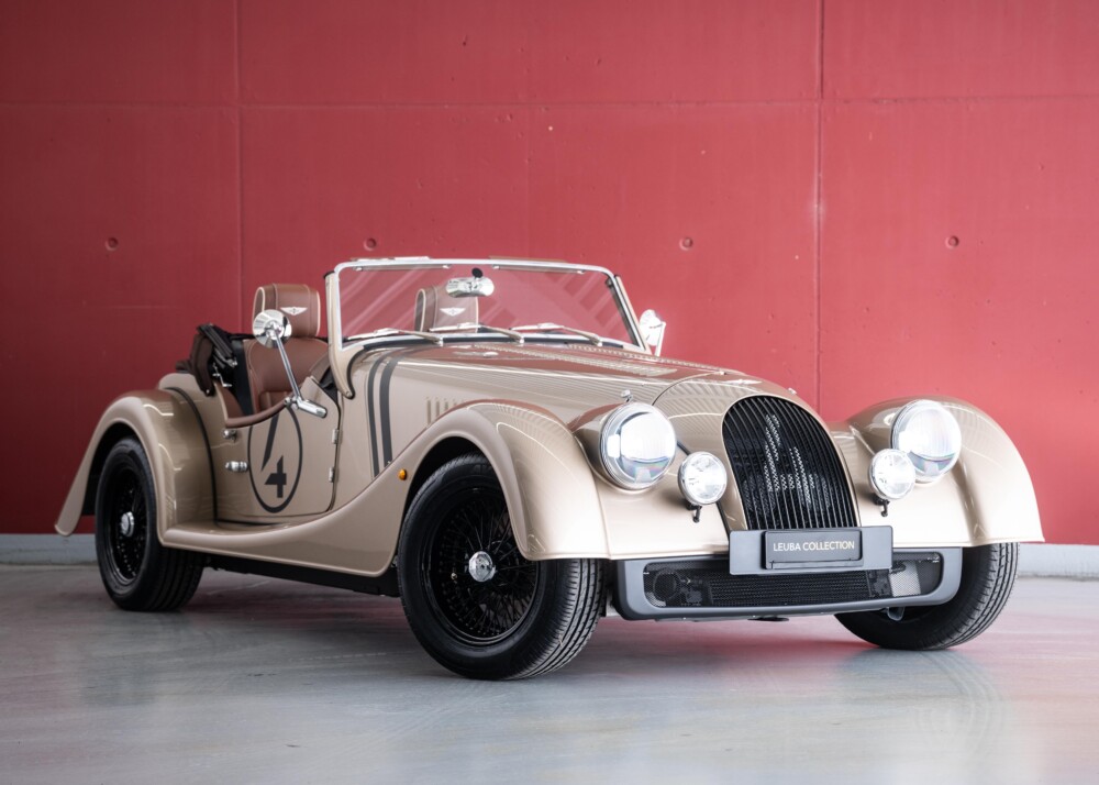 MORGAN PLUS FOUR 75th Anniversary (New Swiss car, World Limited Edition 1 of 75, Aston Martin Selenite Bronze metallic paint)