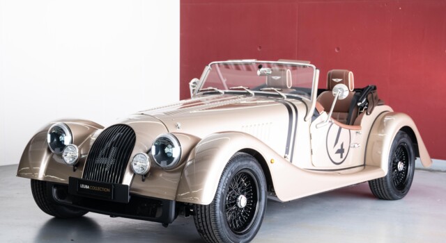 MORGAN PLUS FOUR 75th Anniversary (New Swiss car, World Limited Edition 1 of 75, Aston Martin Selenite Bronze metallic paint)
