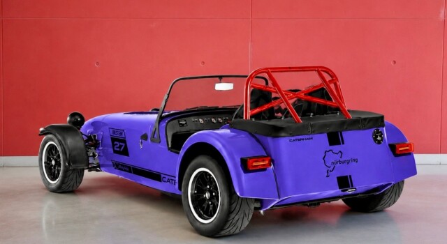 CATERHAM SEVEN 340 SV Nurburgring 1 of 100 (New Swiss car, Violet Blue metallic paint, 24-month warranty, delivery November 26)