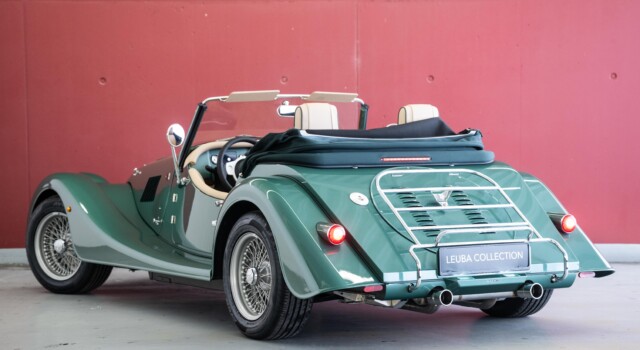 MORGAN PLUS FOUR 75th Anniversary (New Swiss car, World Limited Edition 1 of 75, Aston Martin Almond Green metallic paint) – SOLD !