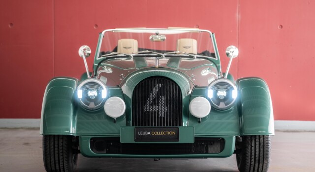 MORGAN PLUS FOUR 75th Anniversary (New Swiss car, World Limited Edition 1 of 75, Aston Martin Almond Green metallic paint) – SOLD !