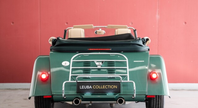 MORGAN PLUS FOUR 75th Anniversary (New Swiss car, World Limited Edition 1 of 75, Aston Martin Almond Green metallic paint) – SOLD !