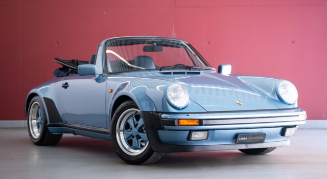 PORSCHE 911 Carrera 3.2 Cabrio WTL (100% original, certified low mileage, L999 paint, restored, fully documented)