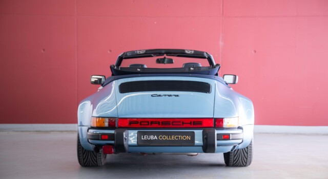 PORSCHE 911 Carrera 3.2 Cabrio WTL (100% original, certified low mileage, L999 paint, restored, fully documented)